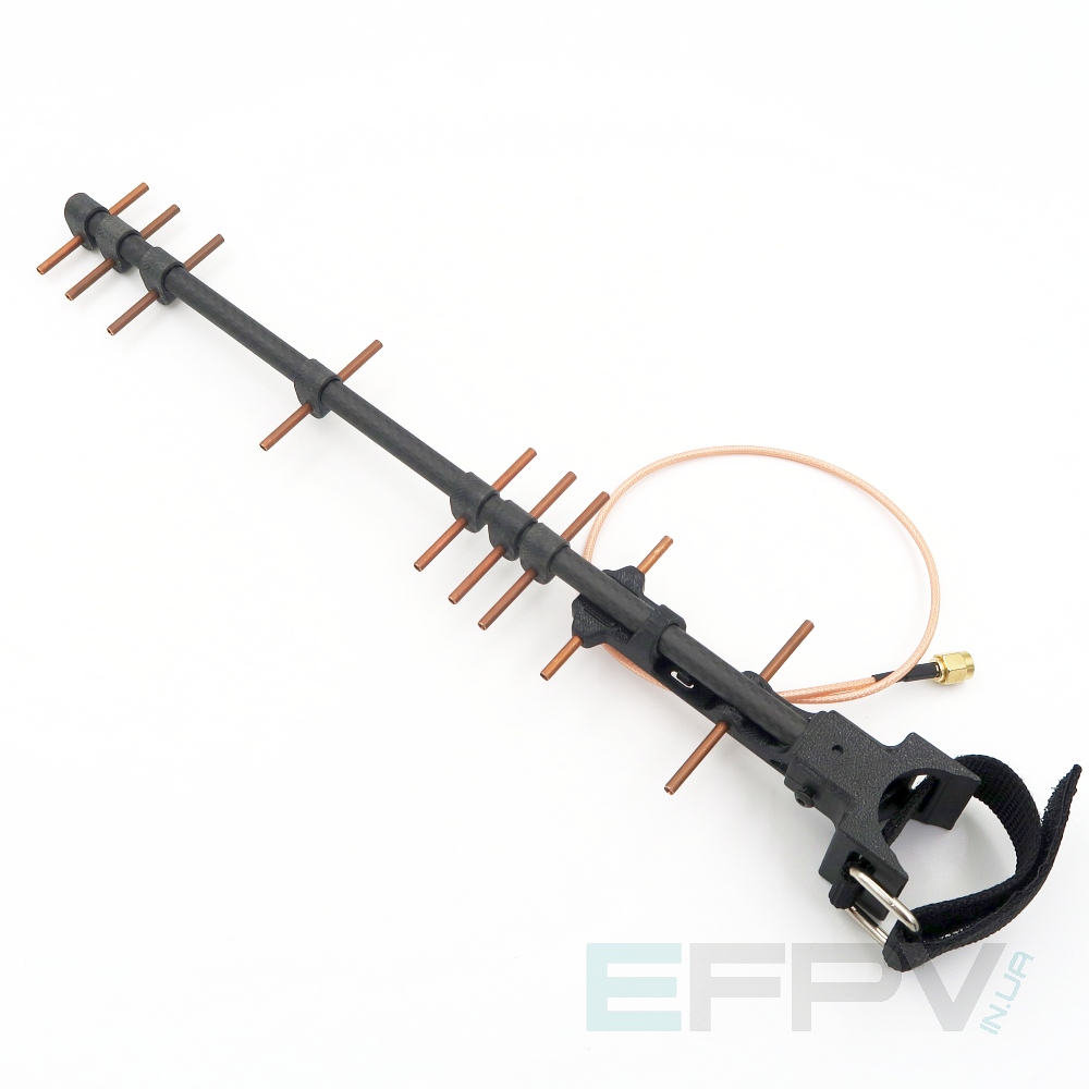 Антена карбонова Yagi 2400-2500 MHz 9 секцій 13,4 dBi