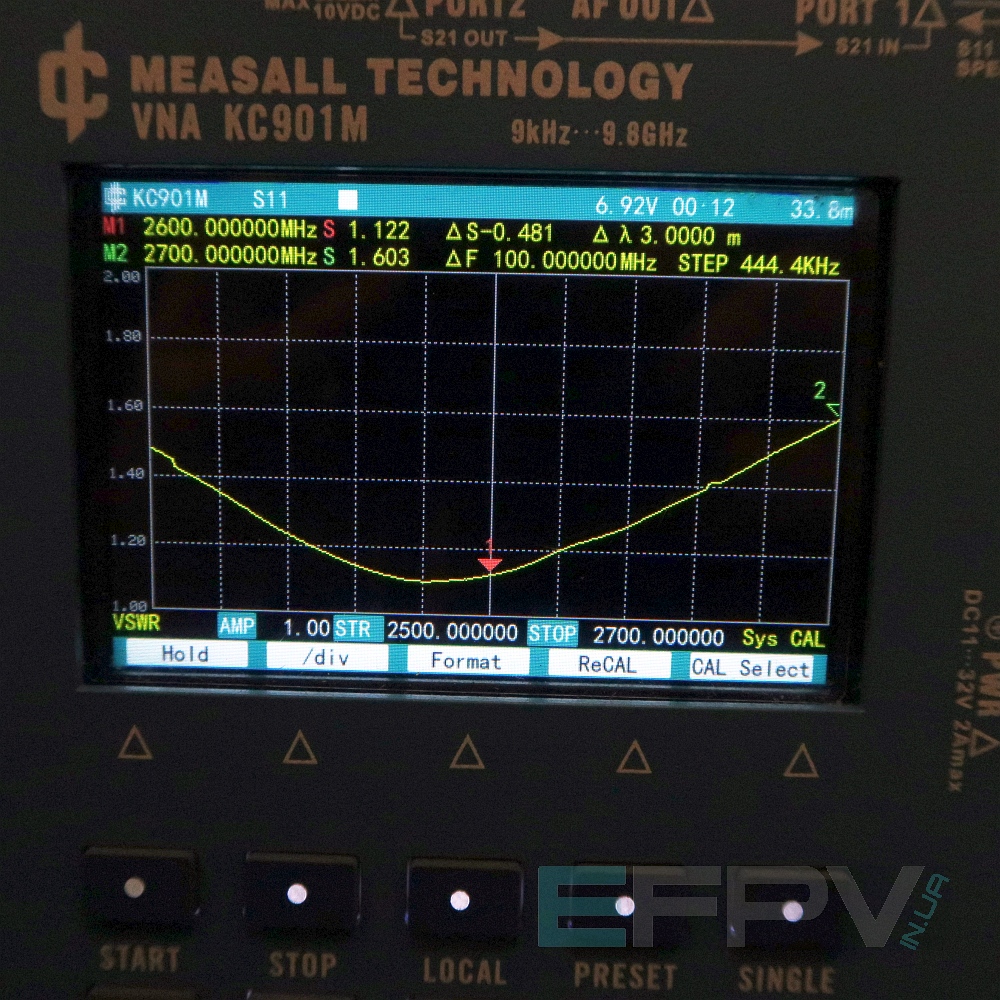 Диполь 2600 MHz T-type (кабель 9 см)