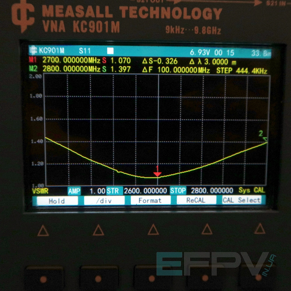 Диполь 2700 MHz T-type (кабель 9 см)