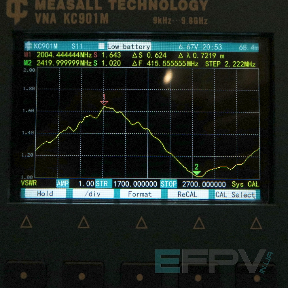 Диполь 1700-2700 MHz (текстоліт)