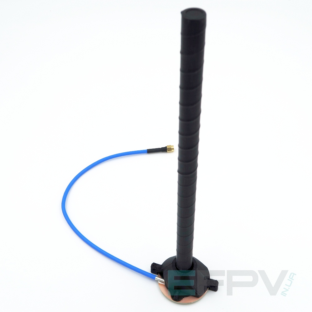 Антена Helical/Хелікс RHCP 17.8 dBi 22 витків  4.9-6.1 GHz (30 см)