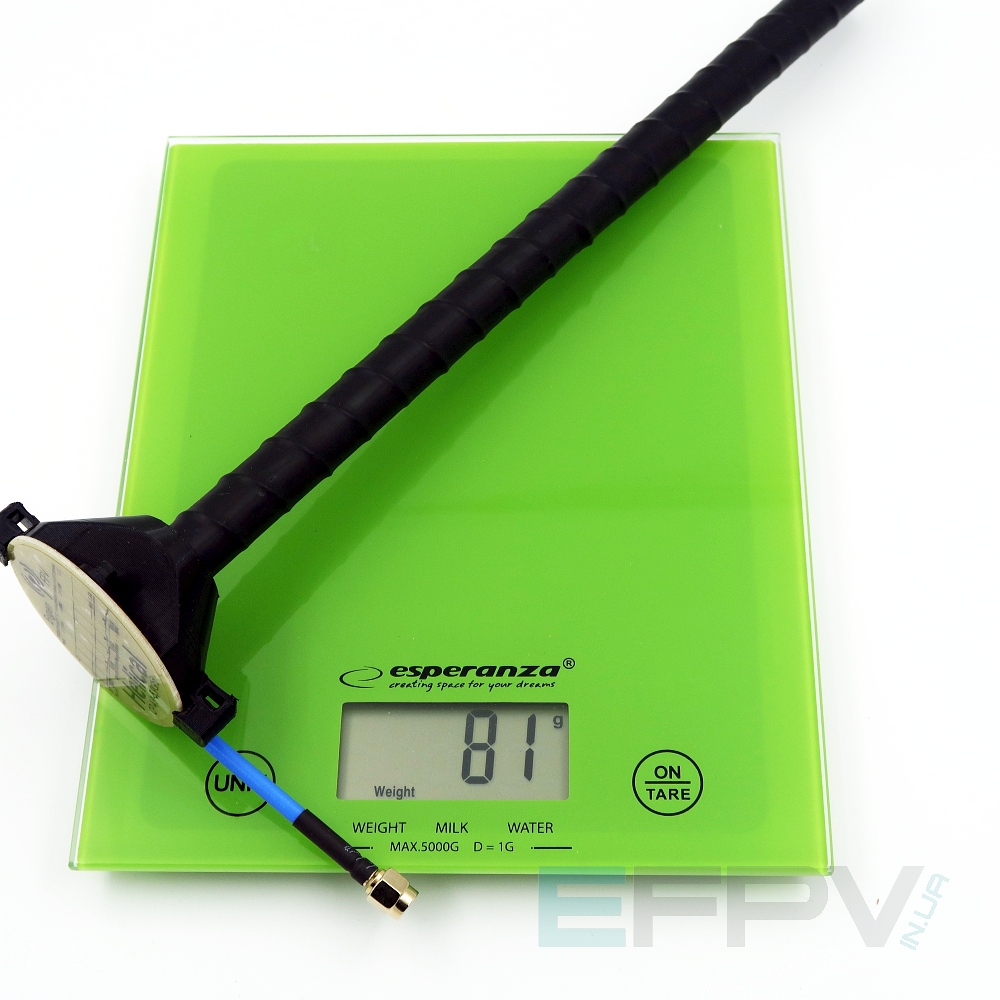 Антена Helical/Хелікс RHCP 17.8 dBi 22 витків  4.9-6.1 GHz