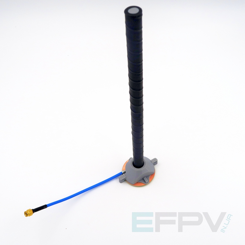 Антена Helical/Хелікс LHCP RP-SMA 17.8 dBi 22 витків  4.9-6.1 GHz (15 см)