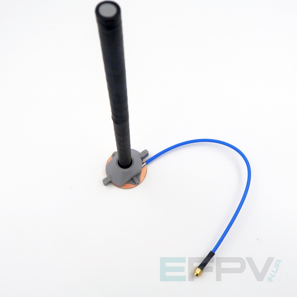 Антена Helical/Хелікс LHCP RP-SMA 17.8 dBi 22 витків  4.9-6.1 GHz (30 см)