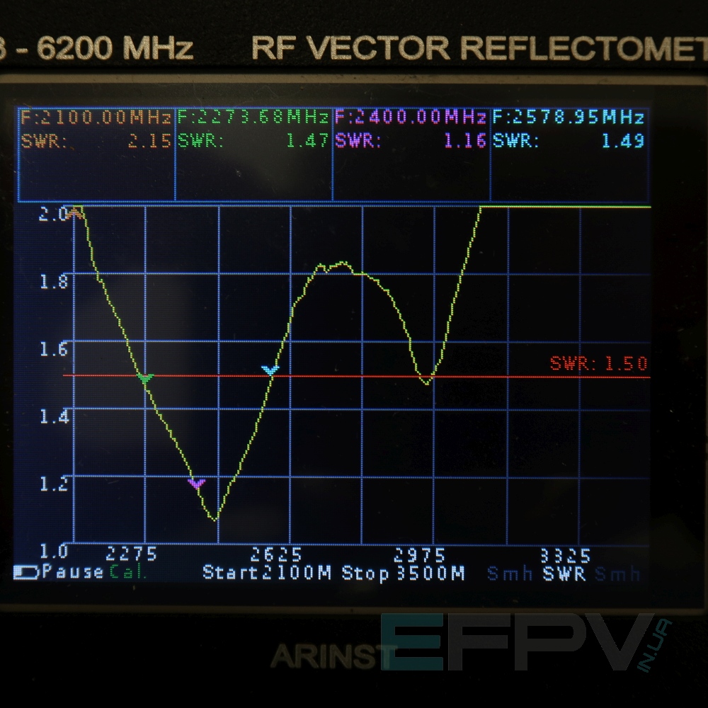 Антена Clover / Конюшина RHCP 2.3-2.5 (2.4) GHz