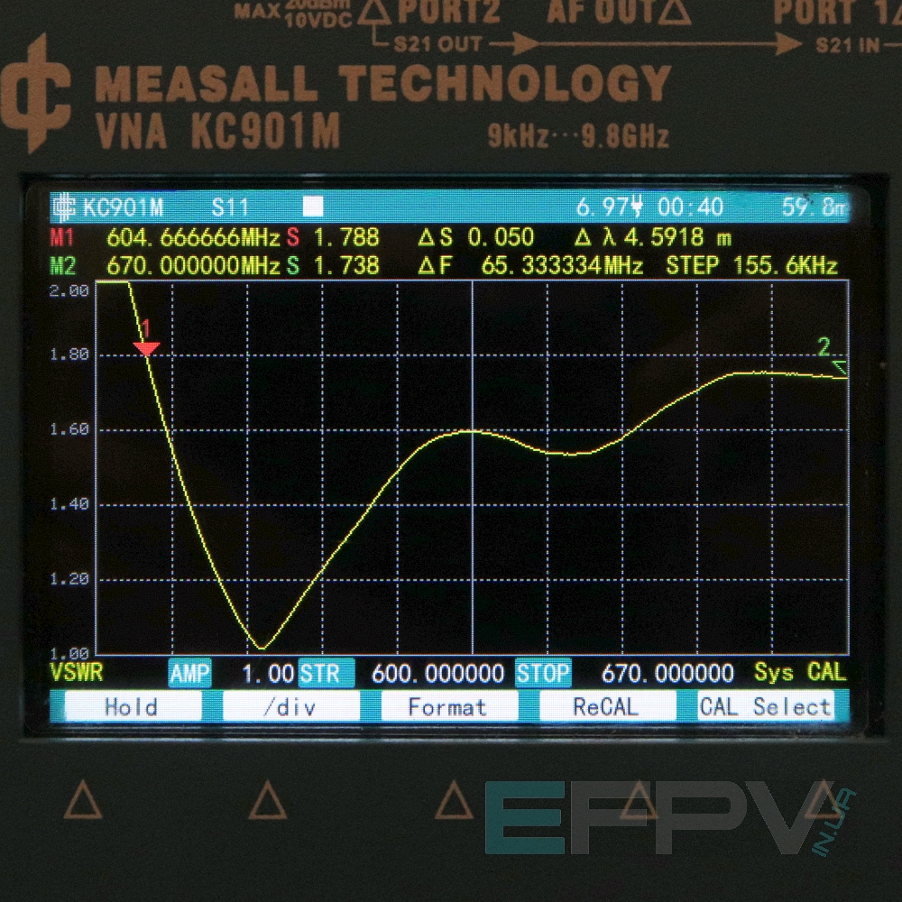 Антена Моксон 600-670 MHz (текстоліт)