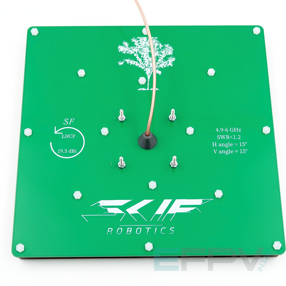 Патч Skif 19,5dBi LHCP 4.9-6.0 GHz (Made in UA)