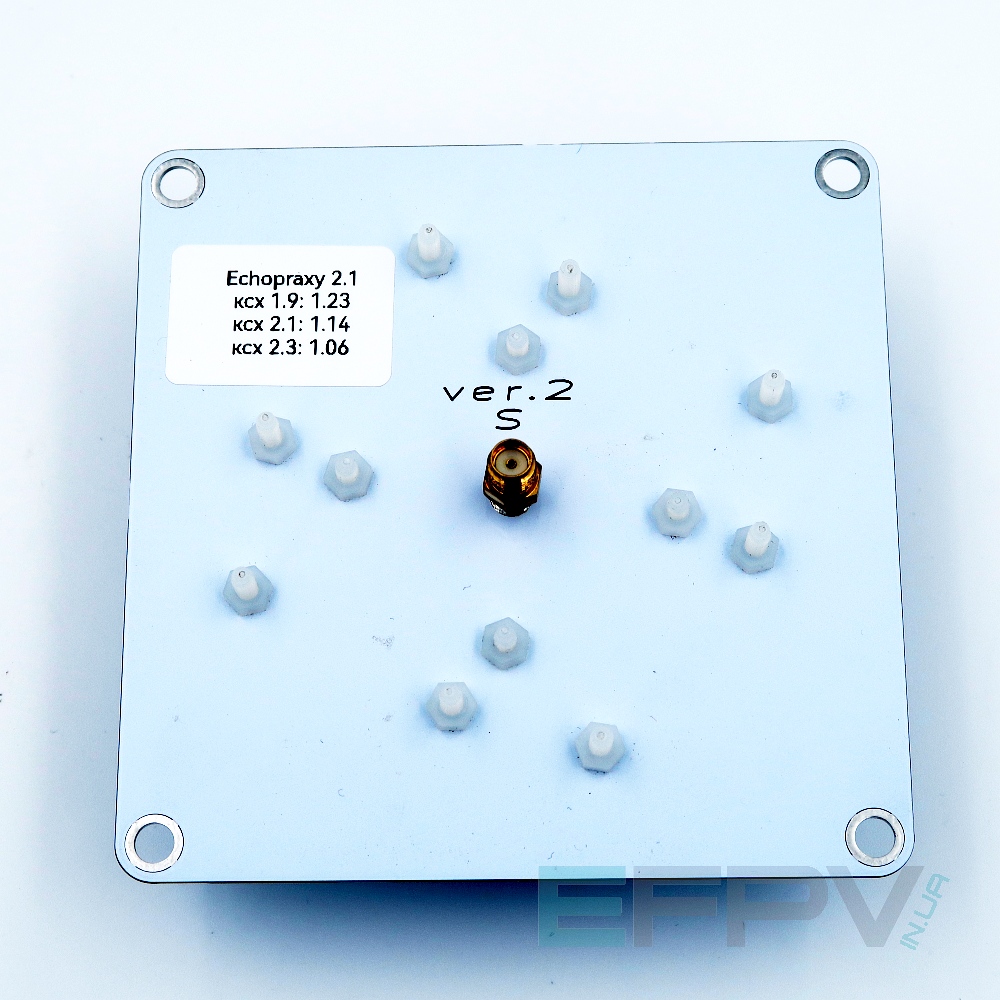 Патч антена Echopraxy LHCP 8.8dBi 2.1 (1.9-2.3) GHz 