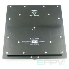 Патч антена Maple Wireless 5.5G 20dBi LHCP 4.85-6.3GHz SMA