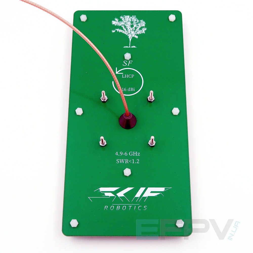 Патч Skif 16dBi LHCP 4.8-6.0 GHz