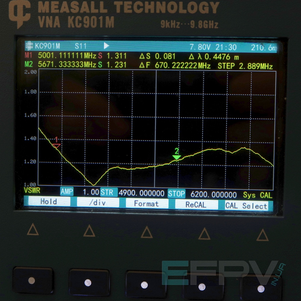 Антена 6 см (RP) Clover LHCP / Конюшина ліва 4.9-6.2 GHz 