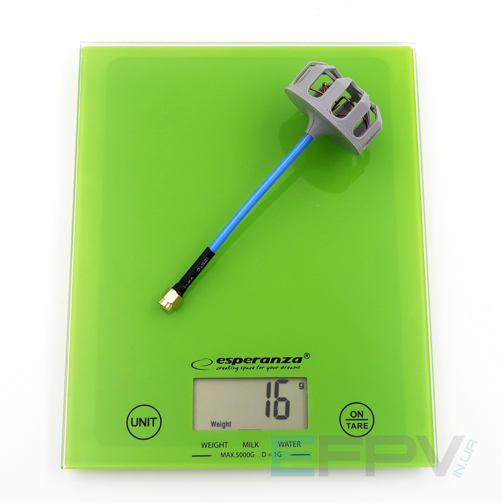 Антена 10 см Clover LHCP / Конюшина ліва 4.9-6.2 GHz 