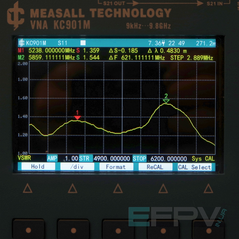 Антена 10 см Clover LHCP / Конюшина ліва 4.9-6.2 GHz 