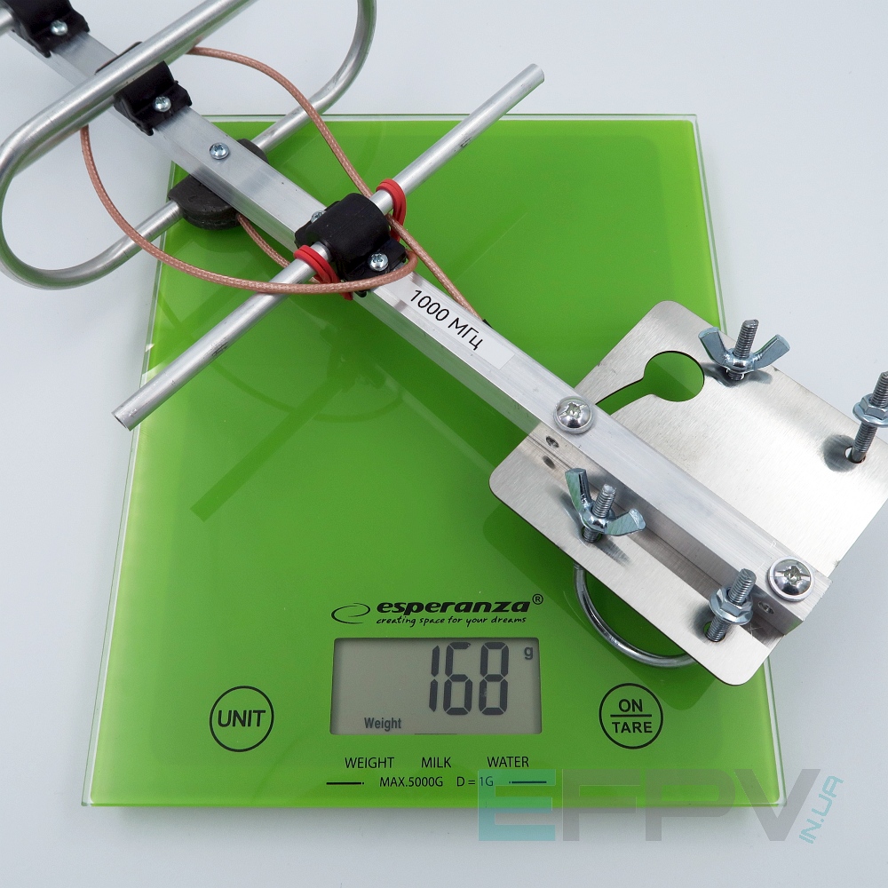 Антена Yagi 1000MHz 4 секції 8,6 dBi