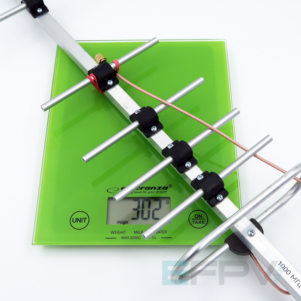 Антена Yagi 1000MHz 9 секцій 13,4 dBi