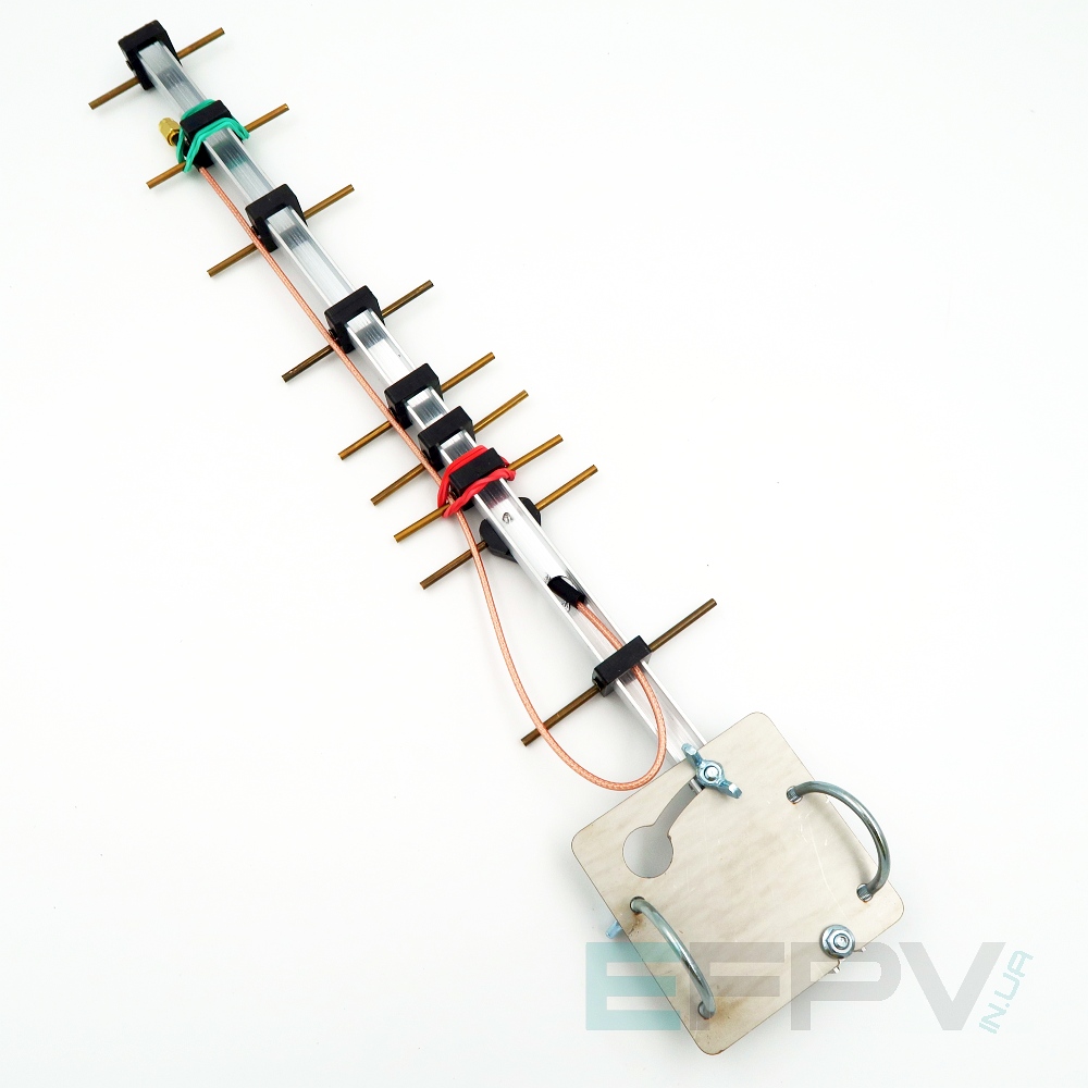 Антена Yagi 1900 MHz 9 секцій 13,4 dBi