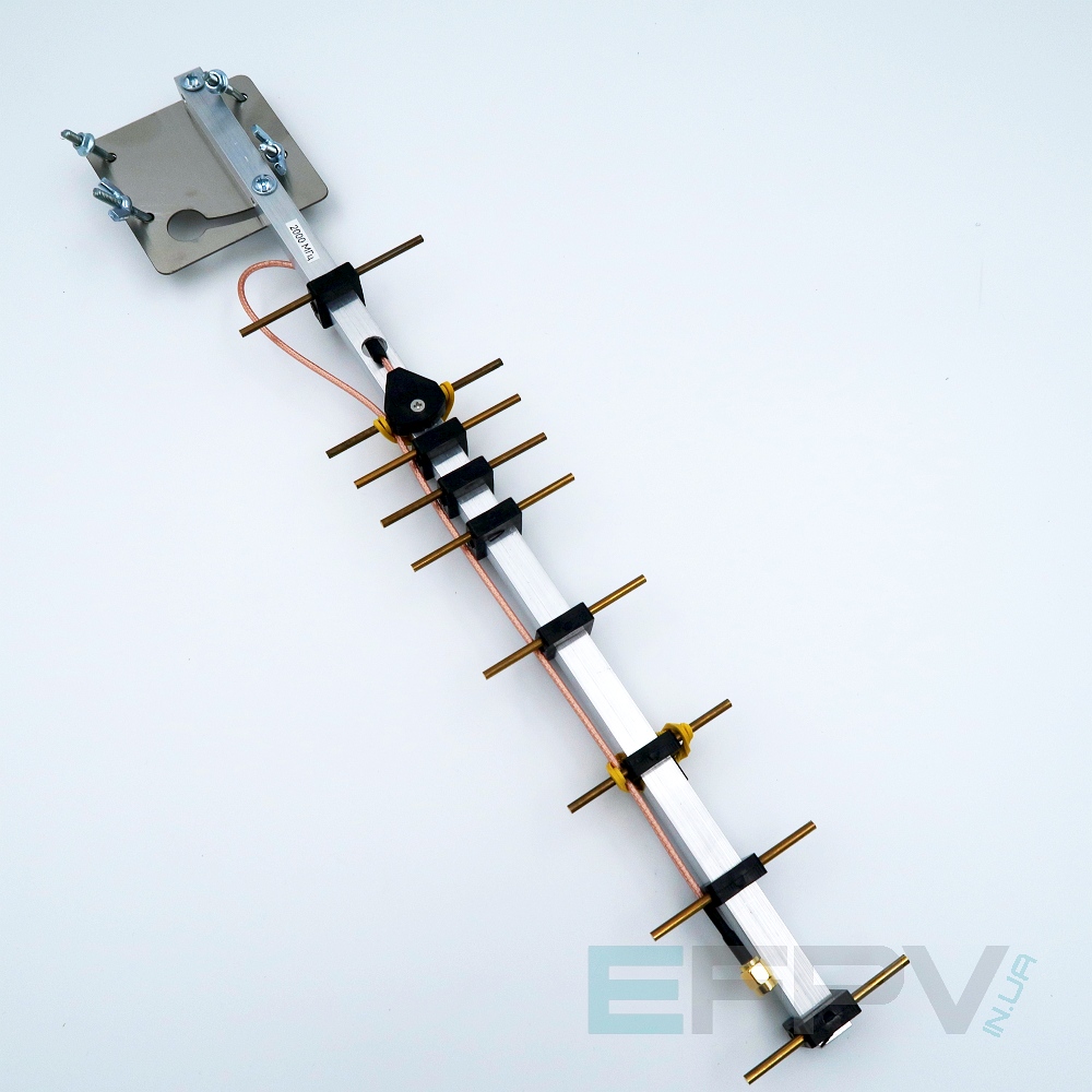 Антена Yagi 2000 MHz 9 секцій 13,4 dBi