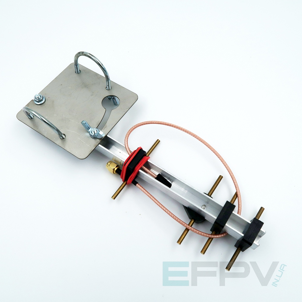 Антена Yagi 2400 MHz 4 секції 8,6 dBi