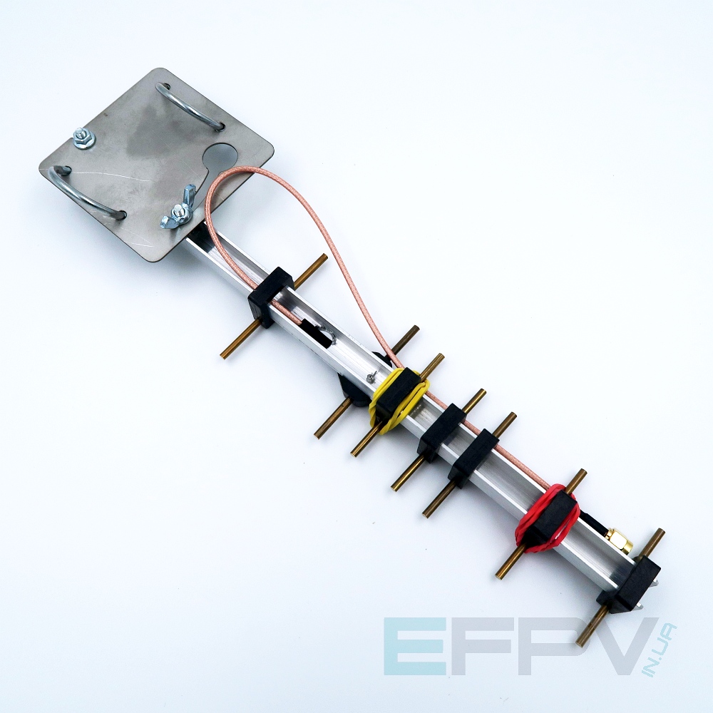 Антена Yagi 2400 MHz 7 секцій 11,9 dBi