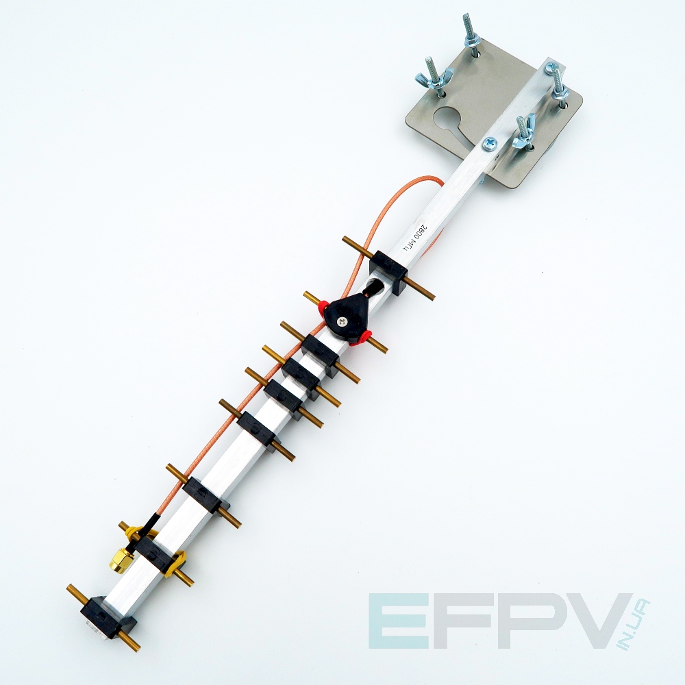 Антена Yagi 2800MHz 9 секцій 13,4 dBi