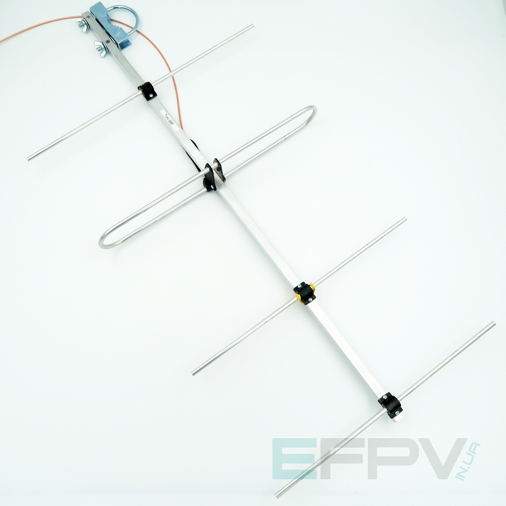 Антена Yagi 380MHz 4 секції 8,6 dBi