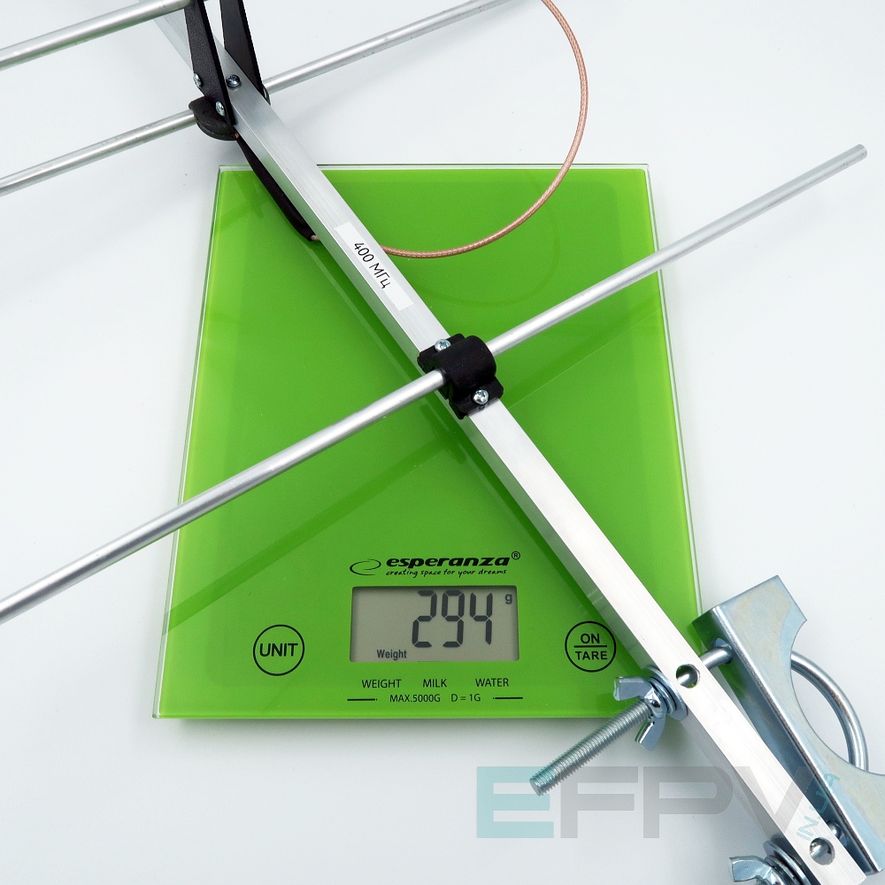 Антена Yagi 400MHz 4 секції 8,6 dBi