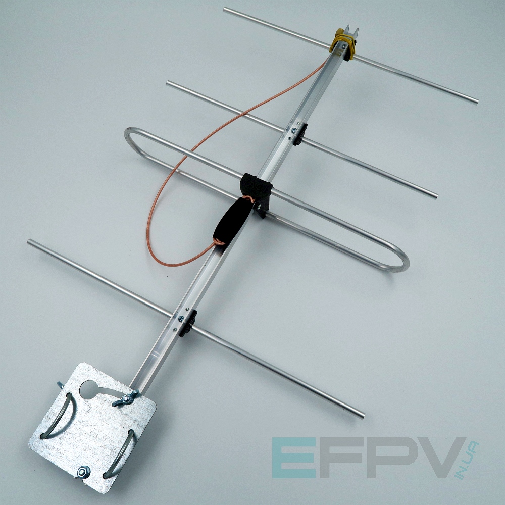 Антена Yagi 433MHz 4 секції 8,6 dBi