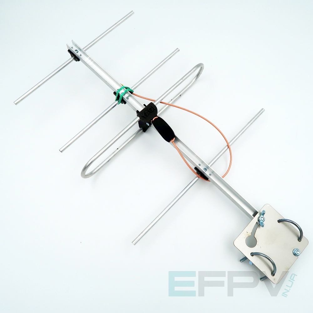 Антена Yagi 520MHz 4 cекції 8,6 dBi