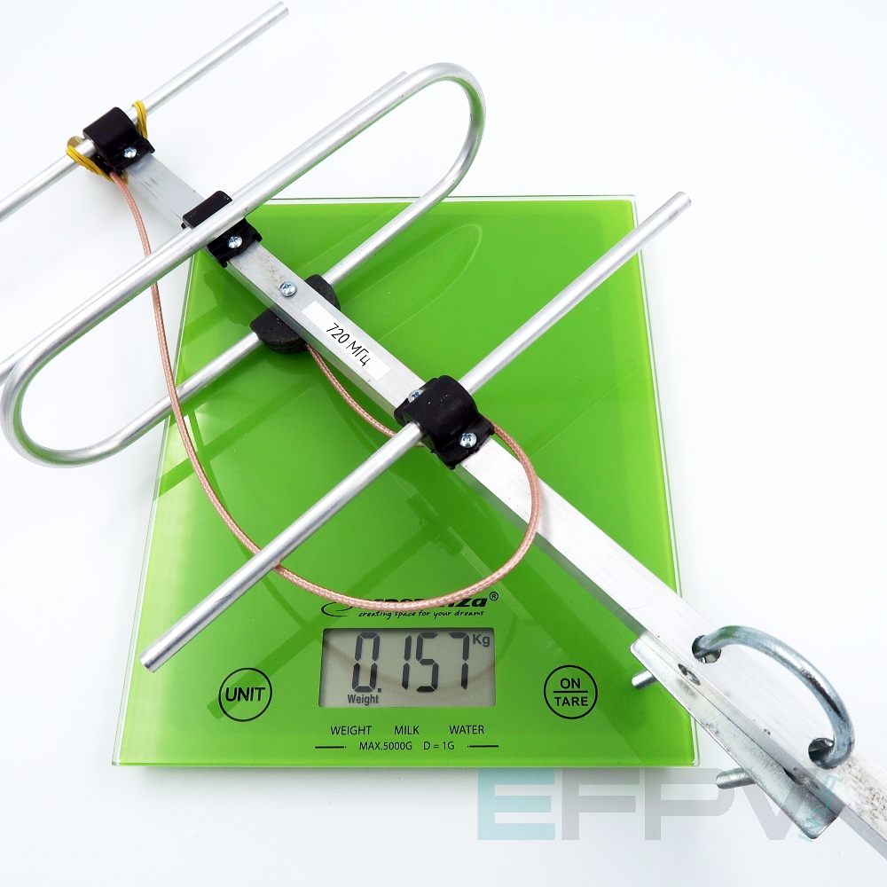 Антена Yagi 720MHz 4 cекції 8,6 dBi