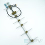 Антена Yagi 700-800MHz 7 cекцій 11,9 dBi