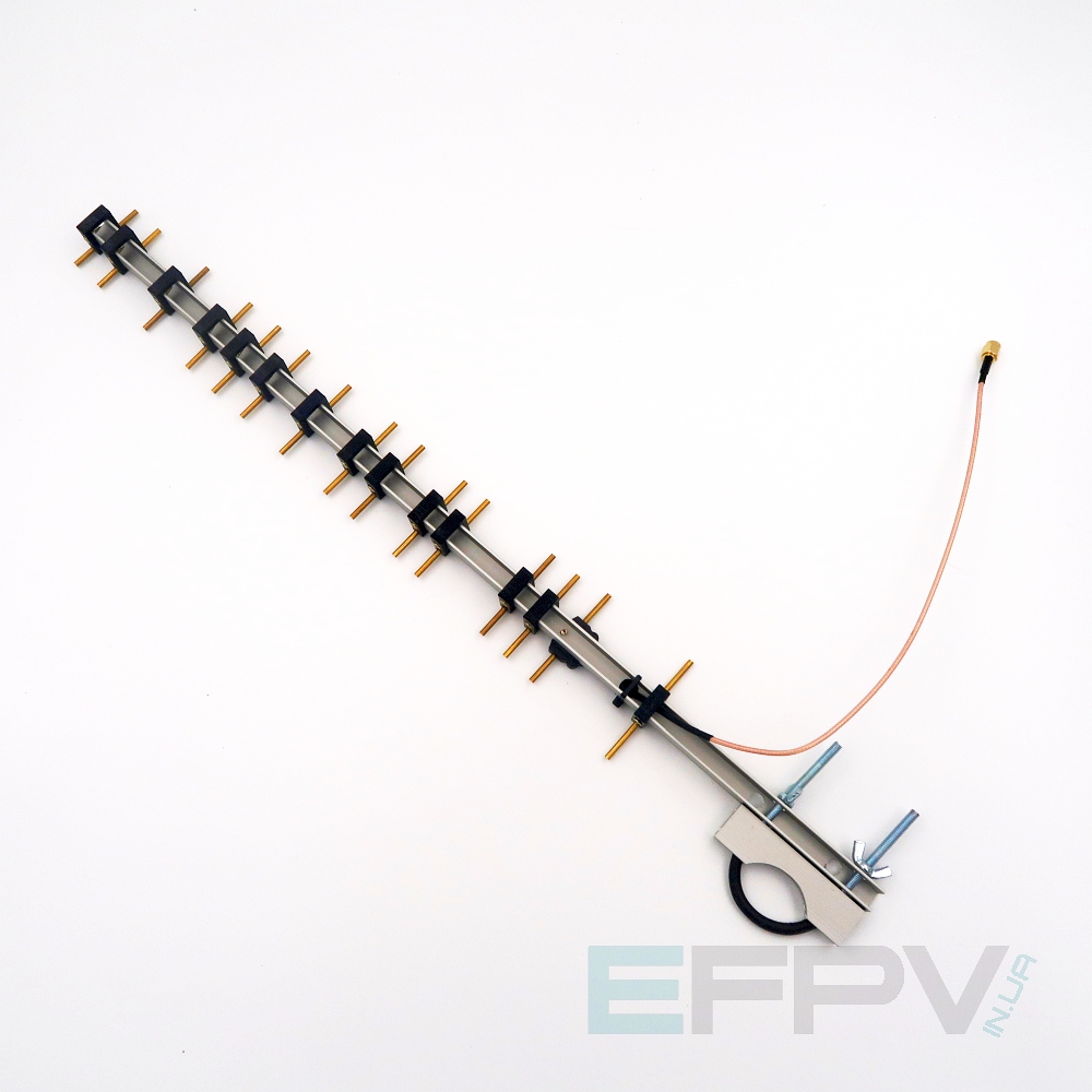 Антена Yagi 2400 MHz 15 секцій 16 dBi