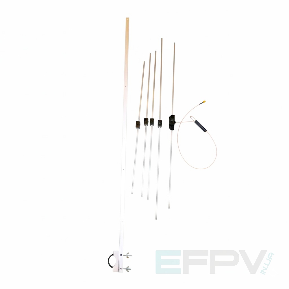 Антена розбірна Yagi 210-230 MHz 5 секцій 10 dBi