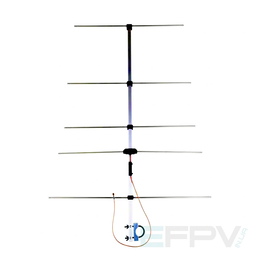 Антена розбірна Yagi 210-230 MHz 5 секцій 10 dBi