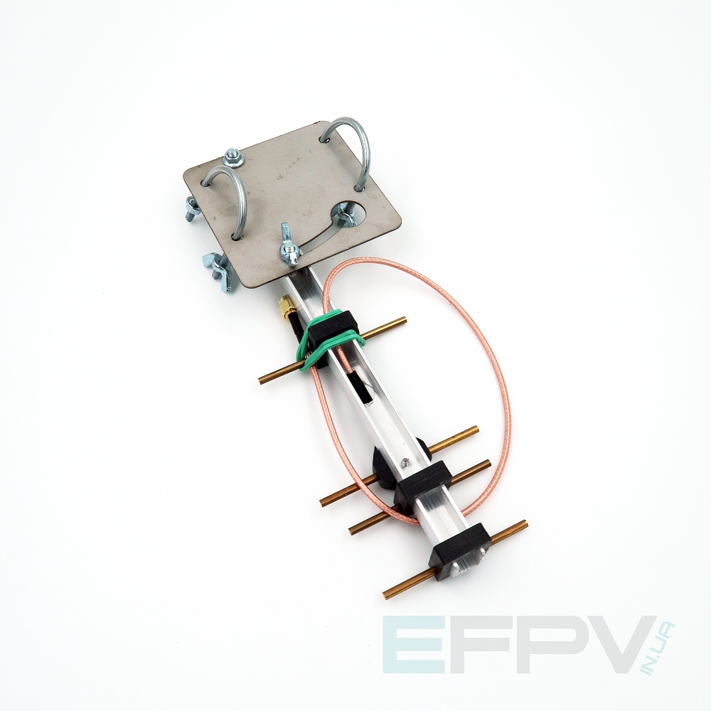 Антена Yagi 2200 MHz 4 секції 8,6 dBi